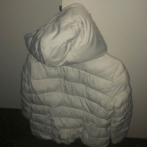 Hollister White and Red Jacket